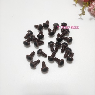 Mắt thú, mũi thú, mắt mũi nhựa thú có chốt nhiều loại giá rẻ làm đồ chơi handmade, sách vải, rối tay Pinky Shop