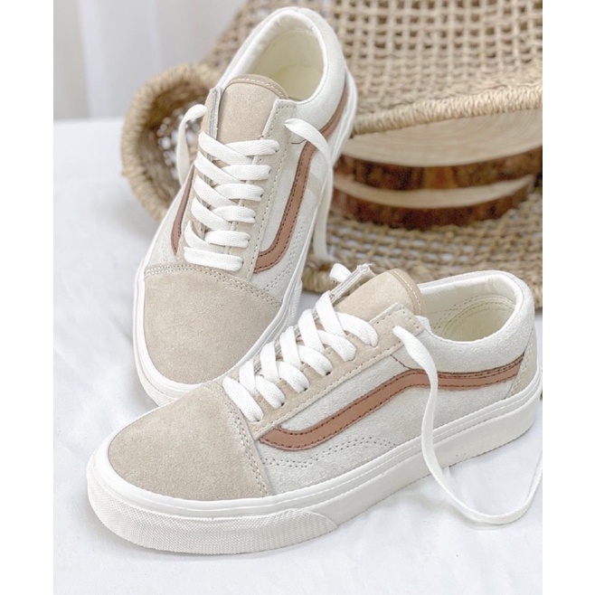 Giay vans old skool camel size 38