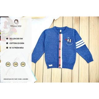 Áo len Momma cúc giữa phối viền siêu xinh cho bé | Minizon Kids
