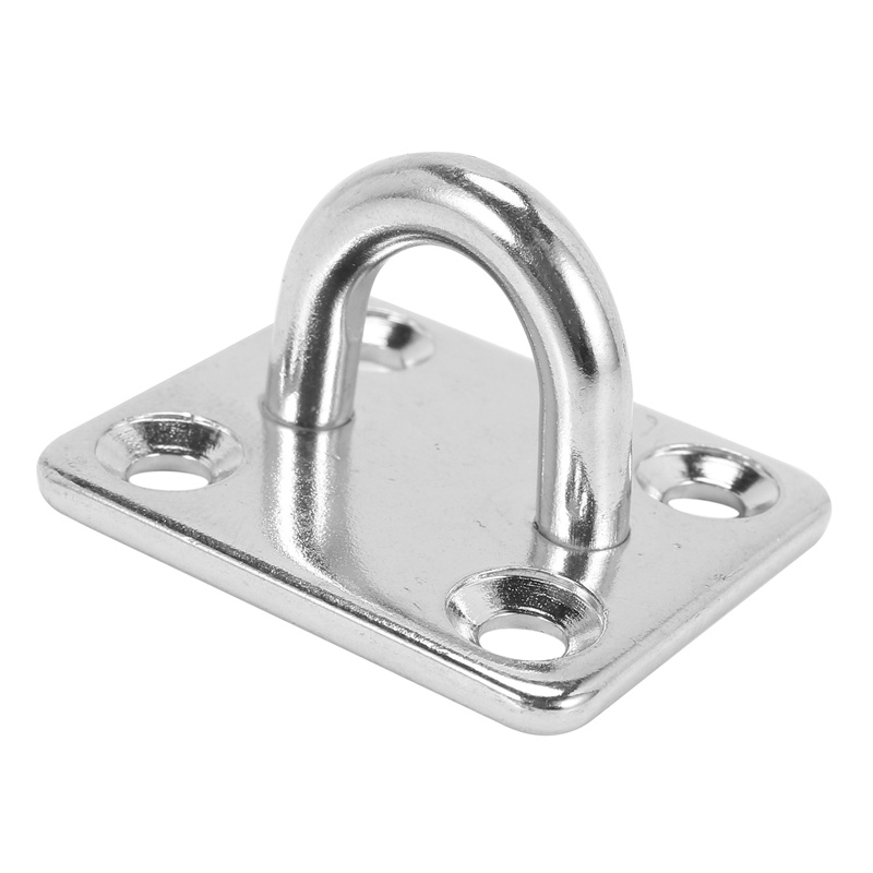 Set 2 móc treo võng gắn tường hình chữ U bằng thép không gỉ