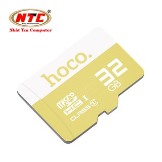 Thẻ nhớ MicroSDHC Hoco 32GB Class 10 90MB/s (Vàng)