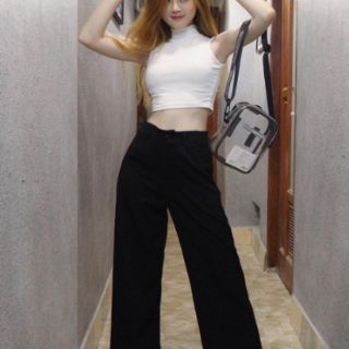 Áo ba lỗ cổ lọ siêu đẹp, áo ba lỗ cổ lọ dáng chuẩn ôm body - RUBY CLOTHING A12