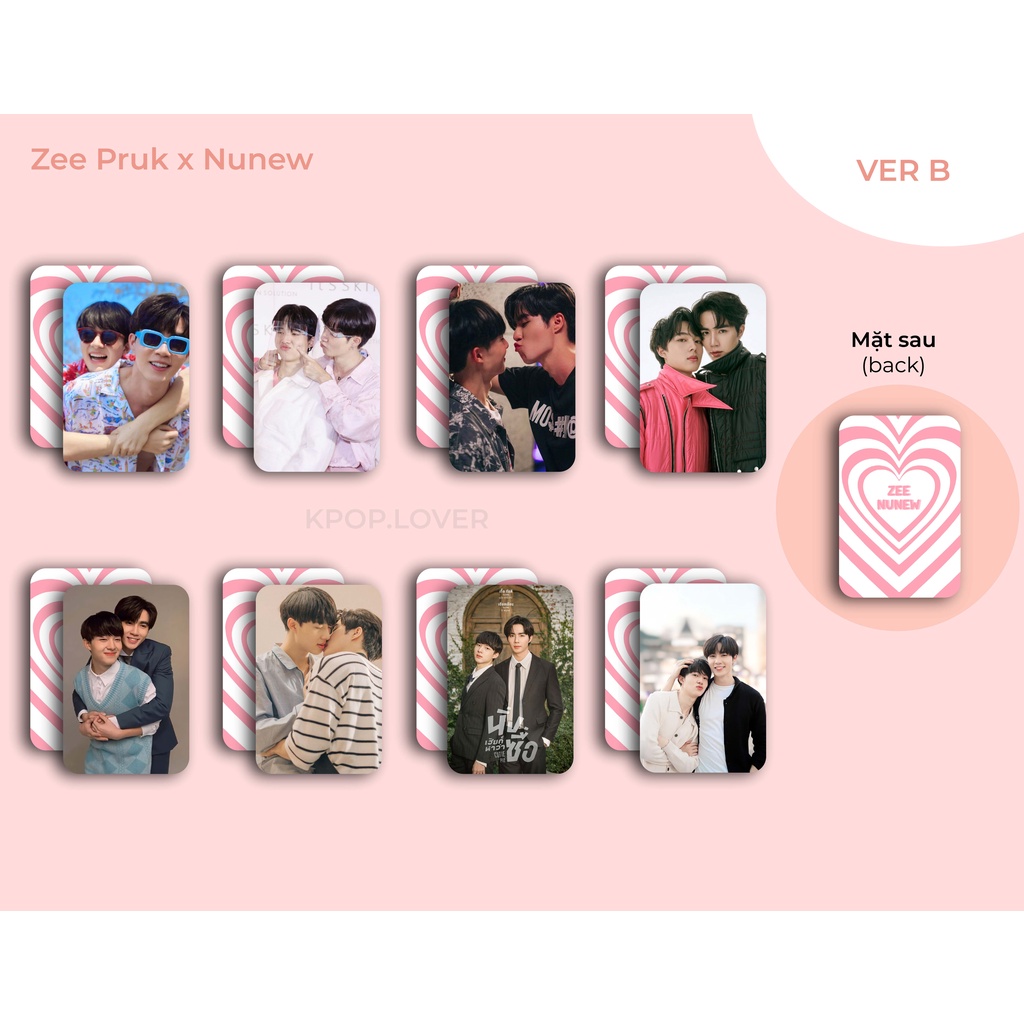 SET 8 CARD BO GÓC ZEENUNEW ( Cutie Pie The Series) | Shopee Việt Nam