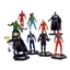 PS1 The Avengers Nhân Vật 10 Cái / bộ Marvel Hero Đồ Chơi Mô Hình Bánh PVC Đồ Trang Trí Xe Người Nhện Người Sắt Anime Quà Tặng Hành Động