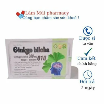 (CHÍNH HÃNG)Viên bổ não Ginko Biloba hoạt huyết dưỡng não+tăng trí nhớ+tăng cường thị lực+ổn địh huyết áp lammuipharmacy