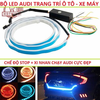 DÂY LED AUDI CHẠY ĐUỔI NHIỀU CHẾ ĐỘ LẮP XE MÁY Ô TÔ LOẠI TỐT SIÊU ĐẸP DÀI 1,2 MÉT