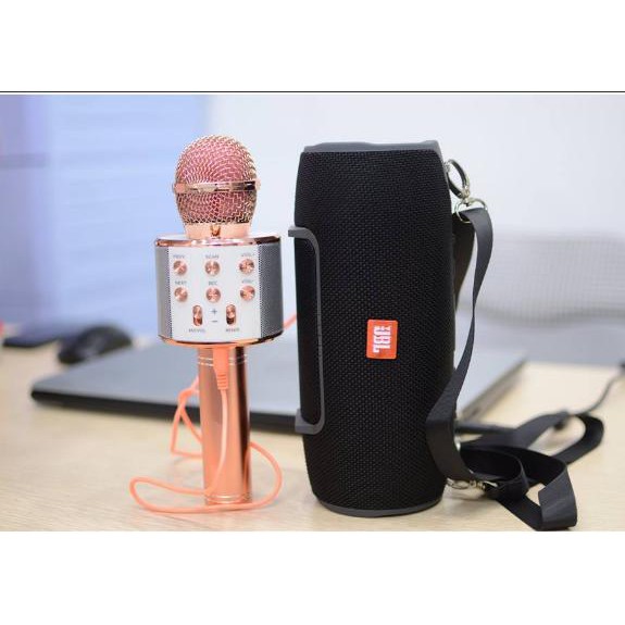 Loa Bluetooth WS KIÊM MICRO giá rẻ.liên quan( mini-karaoke-loa kéo ...