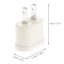 BTF EU Euro Cắm Adapter US sang EU Du Lịch Adapter Điện EU Cắm Adapter