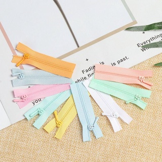 Risedot 5 Cái / bộ Dây Kéo Mini Chất Lượng Cao DIY Quần Áo Phụ Kiện 20 Màu Handmade May Thêu Sò