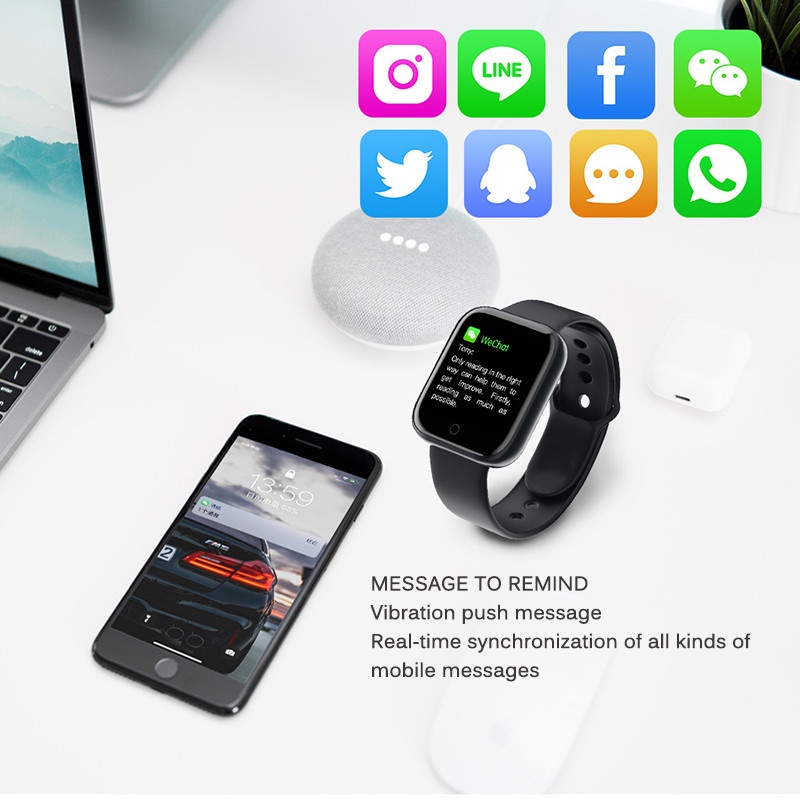 Ảnh Đồng hồ thông minh VITOG Y68 thích hợp cho iOs Android 4