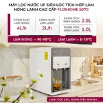 Máy lọc nước nóng lạnh UF 4 cấp Nhập Khẩu FUJIHOME, bộ thiết bị bình lọc nước uống trực tiếp block — ảnh 8