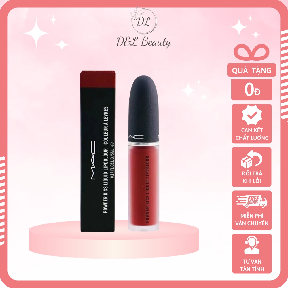 Son Kem MAC 991 Devoted To Chili Powder Kiss Liquid Lipcolour Shopee