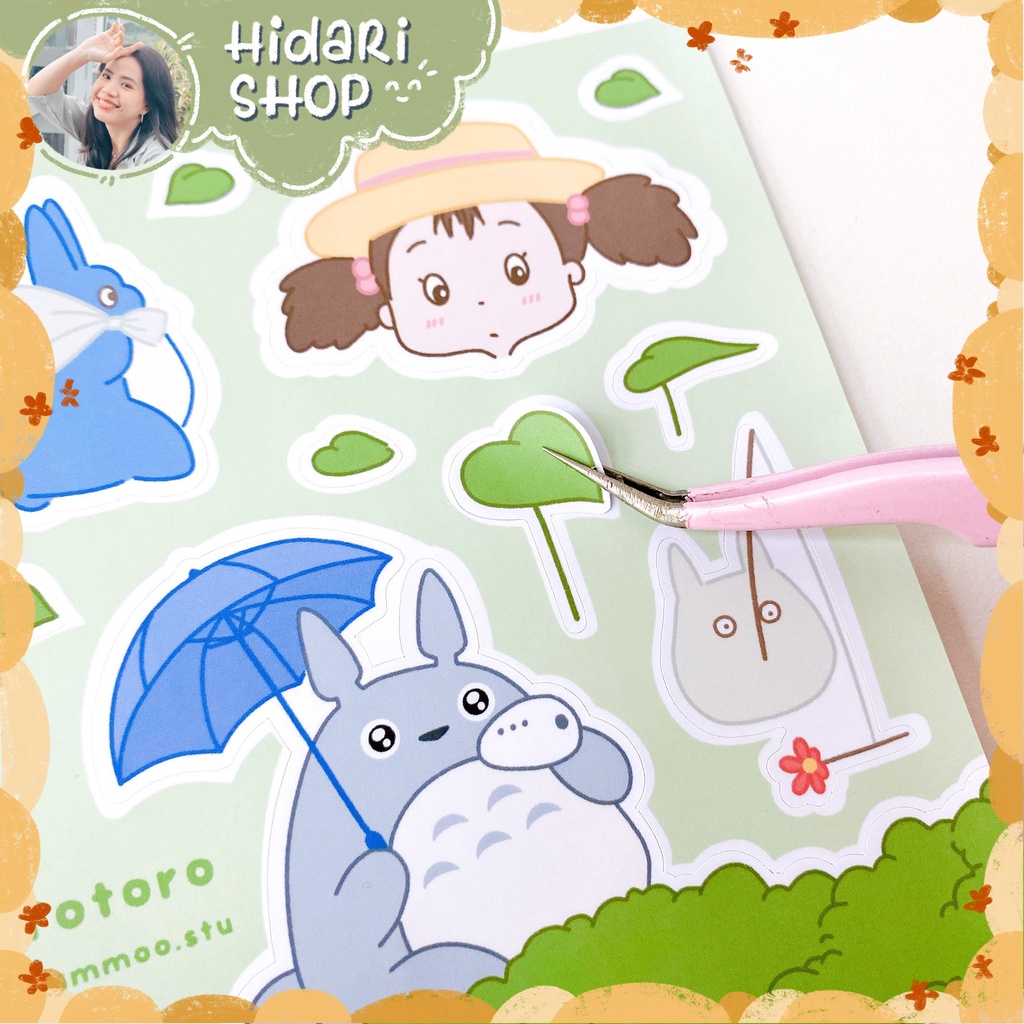 Sticker Dễ Thương Thiệt Kế Bởi Immoo - Hidari | Shopee Việt Nam