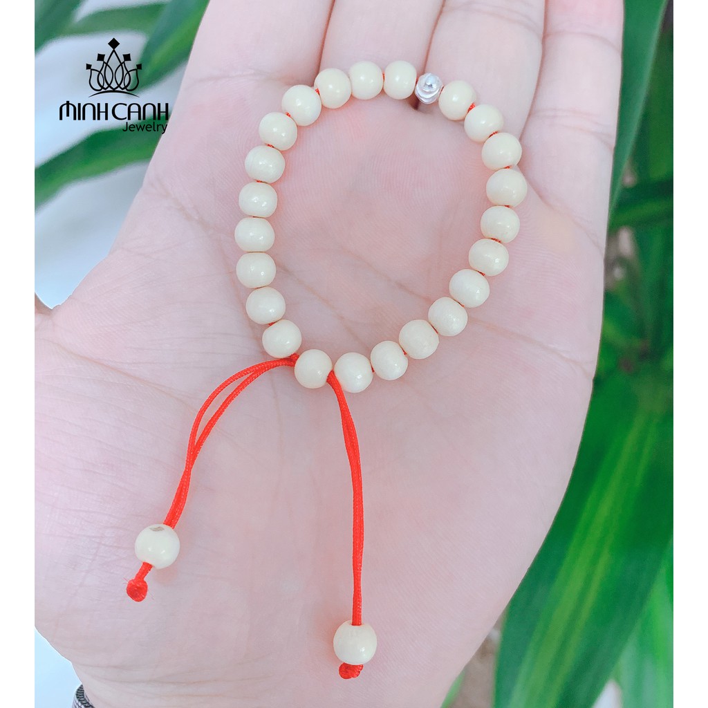 Ảnh Vòng Dâu Tằm 1 Bi Bạc Thương Hiệu Minh Canh Jewelry 2