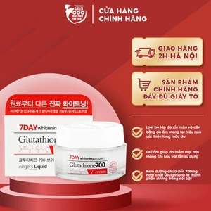 Kem Dưỡng Trắng Da, Mờ Thâm Nám Chỉ Trong 7 Ngày Angel's Liquid 7 Day Glutathione 700 V-Cream 50ml