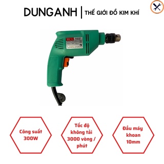 Máy khoan cầm tay Kim Khí Dung Anh, máy khoan bắn vít DCA - AJZ10A 300W chính hãng bảo hành 12 tháng