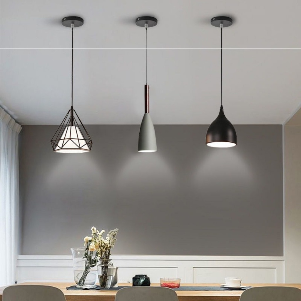 Ảnh Đèn thả đui gỗ SuperVilighting, mã THADUIGO-D100,Sử dụng  bóng led đui E27,AC 220V Kích thước D100 xH300mm BH 24 tháng 2