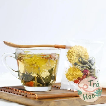 (Set 5 gói) Trà Thanh Nhiệt, Hỗ Trợ Tiêu Hóa, Giảm Cholesterol 5 vị (Kỷ Tử,Hoa Cúc, Hoa Hồng, Kim Ngân, Bồ Công Anh)