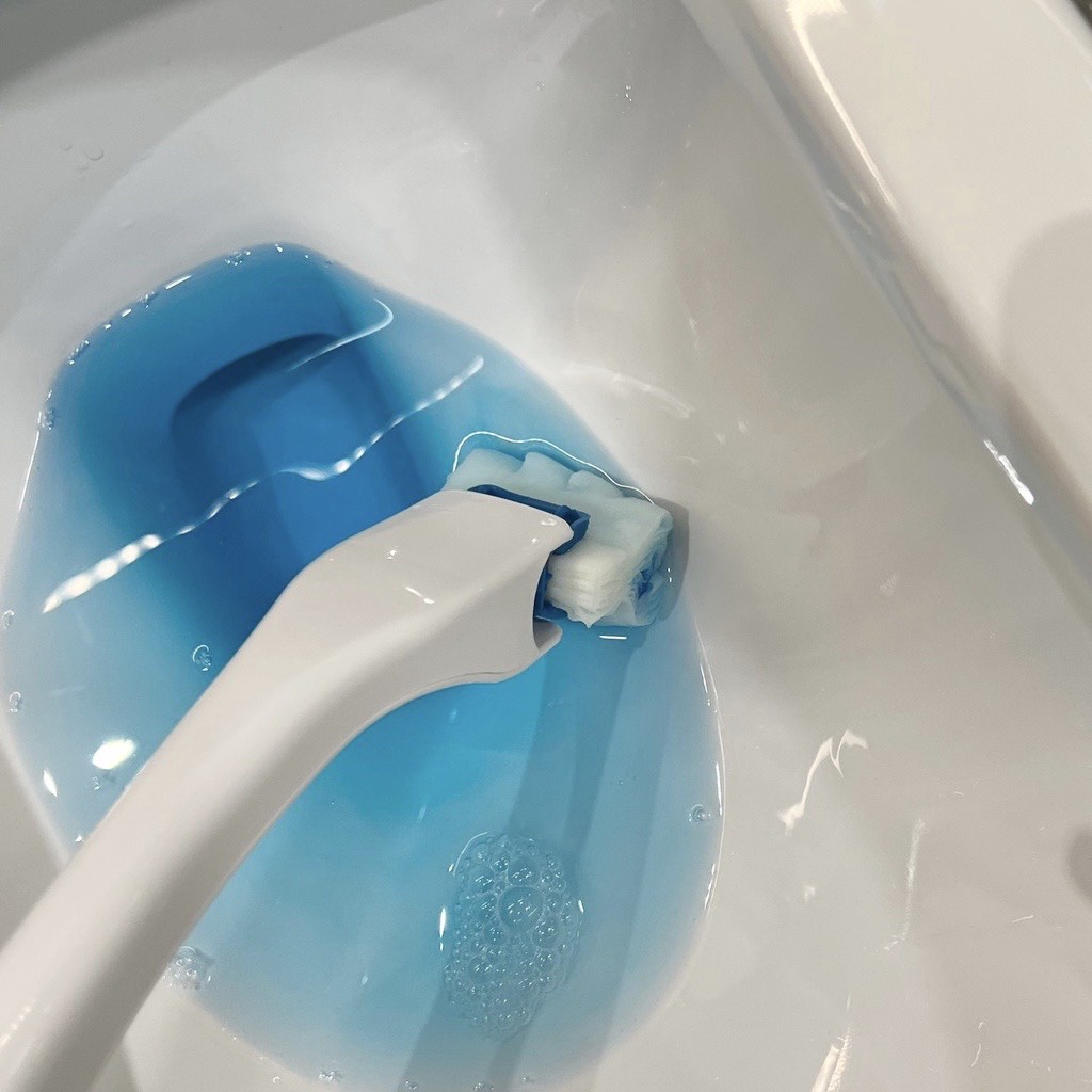 [Xong store] 끝! Bộ cọ tẩy rửa bồn cầu,Toilet cleaner đầu cọ dùng 1 lần tiện lợi (Giá rẻ nhất ở Shopee!!!!!!!)