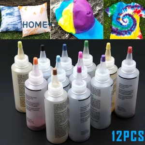 Bộ 12 màu nhuộm vải phong cách Graffiti DIY không độc hại