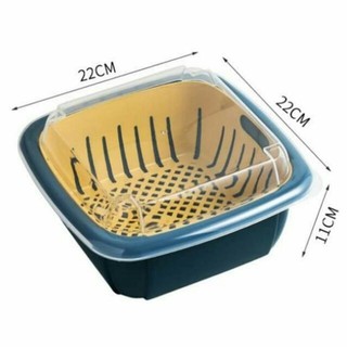 (Xả Kho )Bộ khay và rổ kèm nắp nhựa thông minh siêu tiện ích cho gia đình