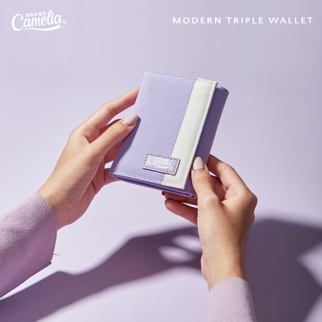 Mô tả Ví CAMELIA BRAND Modern Triple Wallet - Đứng - 2