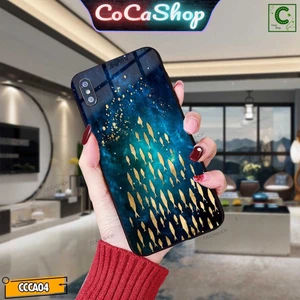 Ốp lưng iphone mặt kính cao cấp - Đàn cá vượt vũ môn mạnh mẽ kiên cường - 6/6plus/6s/6splus/7/7plus/8/8plus/x/.....