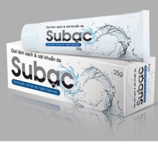 Gel Subạc giúp làm sạch, sát khuẩn, tái tạo da, ngăn ngừa sẹo