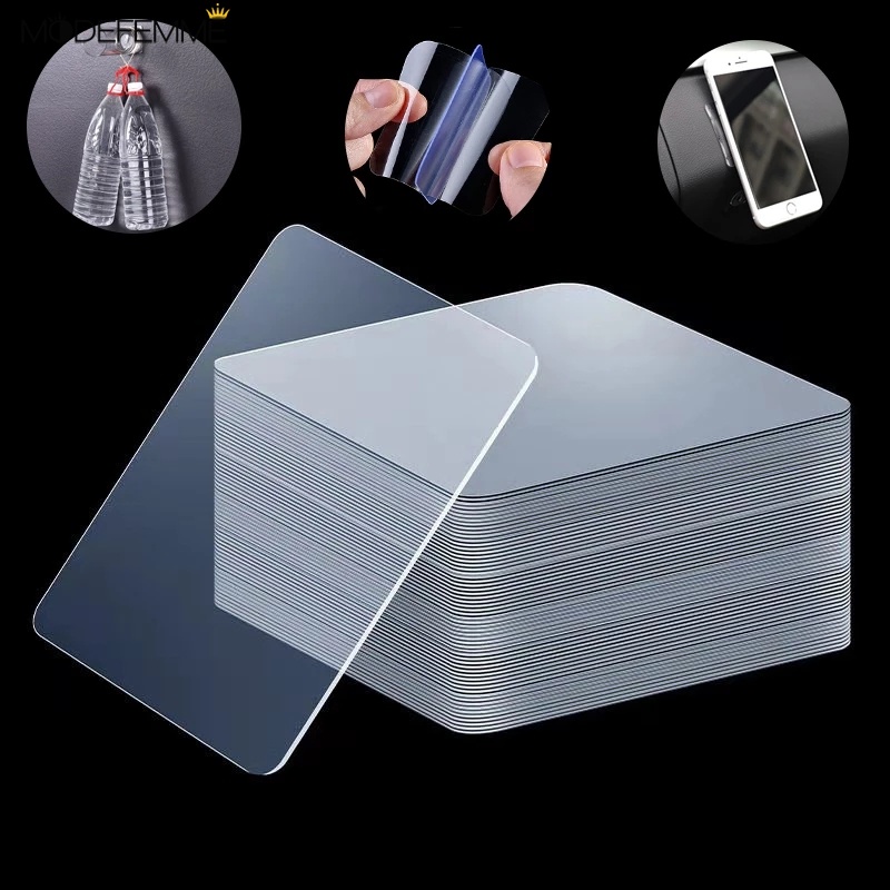 Băng Keo Hai Mặt PVC Trong Suốt Siêu Dính Chống Thấm Nước Đa Năng Có Thể Tái Sử Dụng