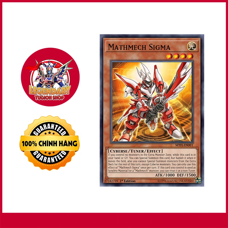 [Thẻ Bài Yugioh Chính Hãng] Mathmech Sigma | Shopee Việt Nam