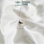 Dây chuyền bạc nữ TLEE mặt tim phồng trơn nữ tính TLEE JEWELRY D0195 — ảnh 6