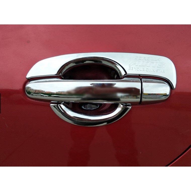 Ốp tay nắm , hõm cửa xe Toyota Altis đời 2003 - 2013 Mạ Crom Cao Cấp
