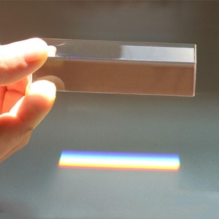 DWELLCO Prism Thiết bị thí nghiệm quang học Lăng kính cầu vồng Đồ chơi khoa học Vật lý Lăng kính quang