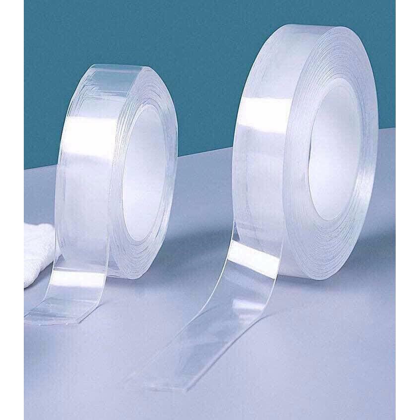 Băng Keo 2 mặt Siêu Dính trong suốt dài 1/3m dán siêu chắc | Shopee Việt Nam