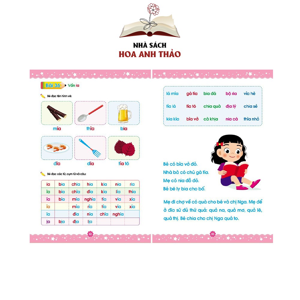Ảnh Sách Luyện đọc hỗ trợ bé trong quá trình tập đọc 2