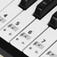 POP 54 61 88 Phím Đàn Piano Bàn Phím Dán Bàn Phím Điện Tử Cho Phím Đàn Piano Stave