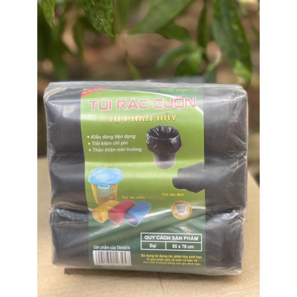 Túi rác cuộn tự phân huỷ TAHUFA/DAILY 3 size tiểu - trung - đại (lốc 3 ...
