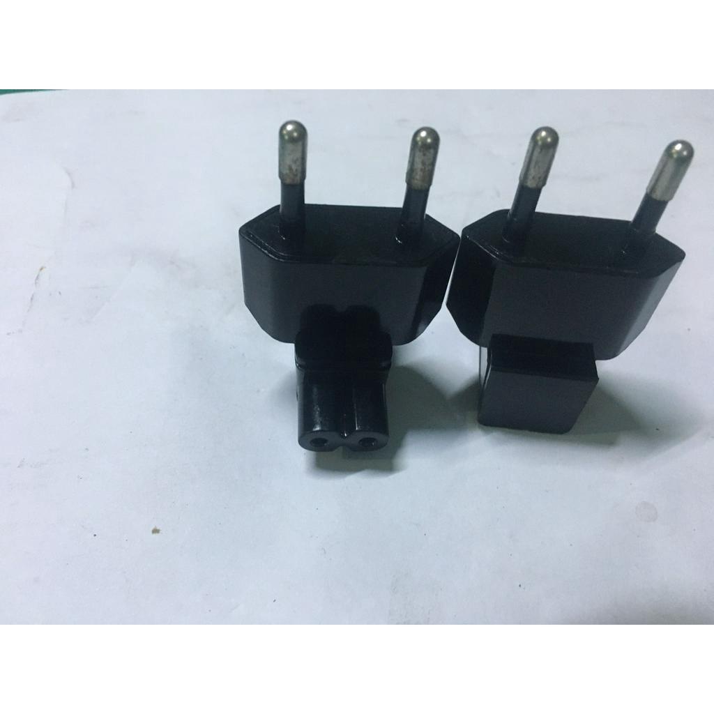 Nguồn AC Cắm IEC hình số 8 C7 ổ cắm NEMA 1-15P chân phẳng đến IEC320 C7