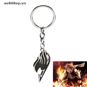 Xoitop Móc Khóa Bạc Hình Lá Cờ Các Nước Trong Anime Fairy Tail 1 Cái