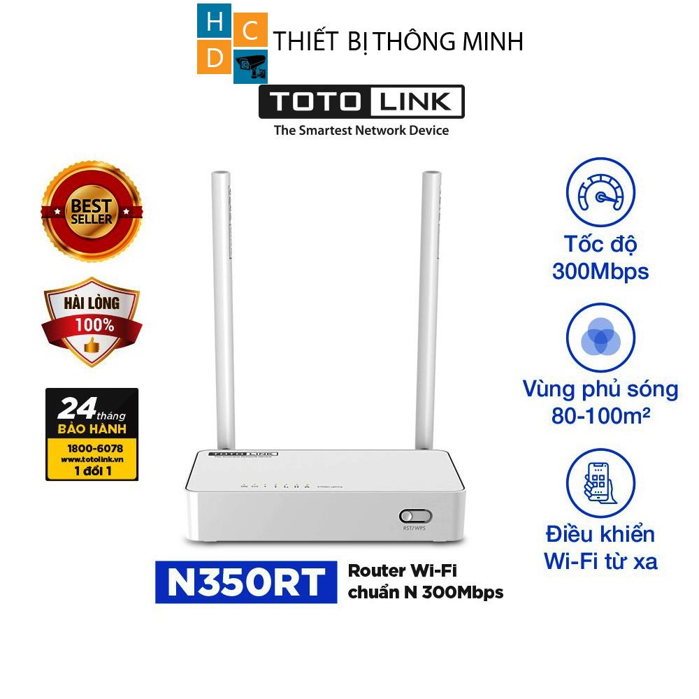 Cục phát wifi router wifi chuẩn N TOTOLINK N350RT | Shopee Việt Nam