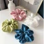 Cột tóc vải scrunchies buộc tóc vải trơn bóng loại đẹp hot trend K1054 K1055
