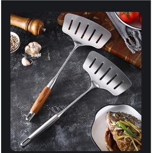 Xẻng Lật ,Chiên Cá Chất Liệu INOX 304 Tay Cầm Chống Nóng, Dụng Cụ Nhà Bếp Hữu ích