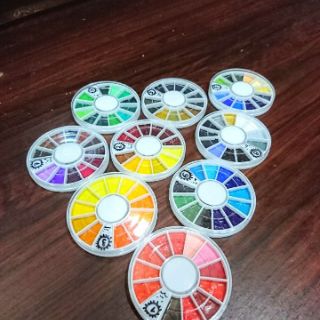 [mỗi màu có 0.25-0.3ml] Set màu nước bỏ túi - pocket Holbein gồm 108 màu đựng trong 9 khay tròn