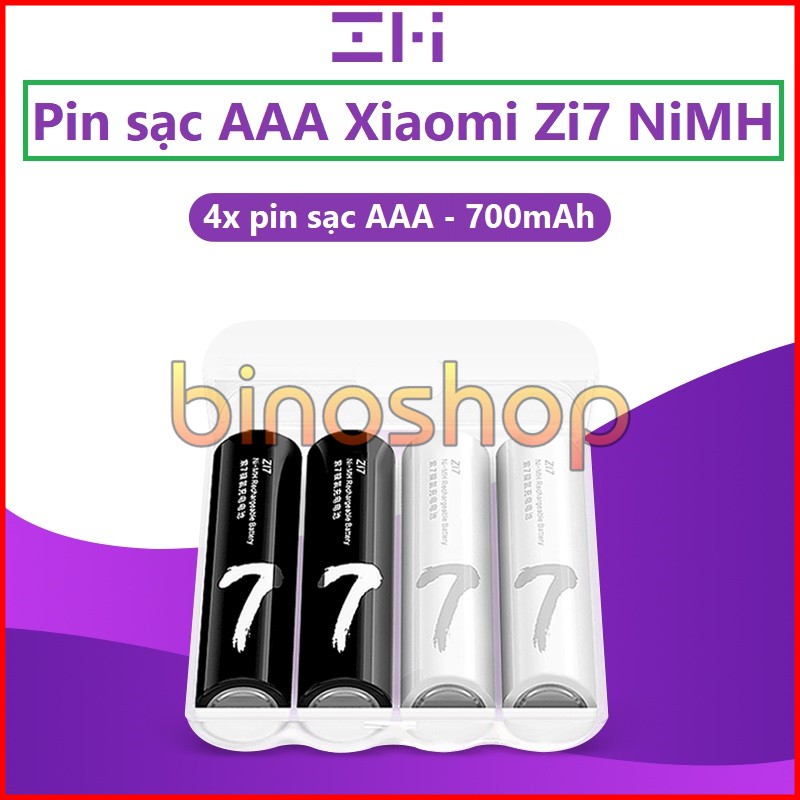 Pin sạc AAA Xiaomi Zi7 (Sạc lại tới 1500 lần) | Shopee Việt Nam