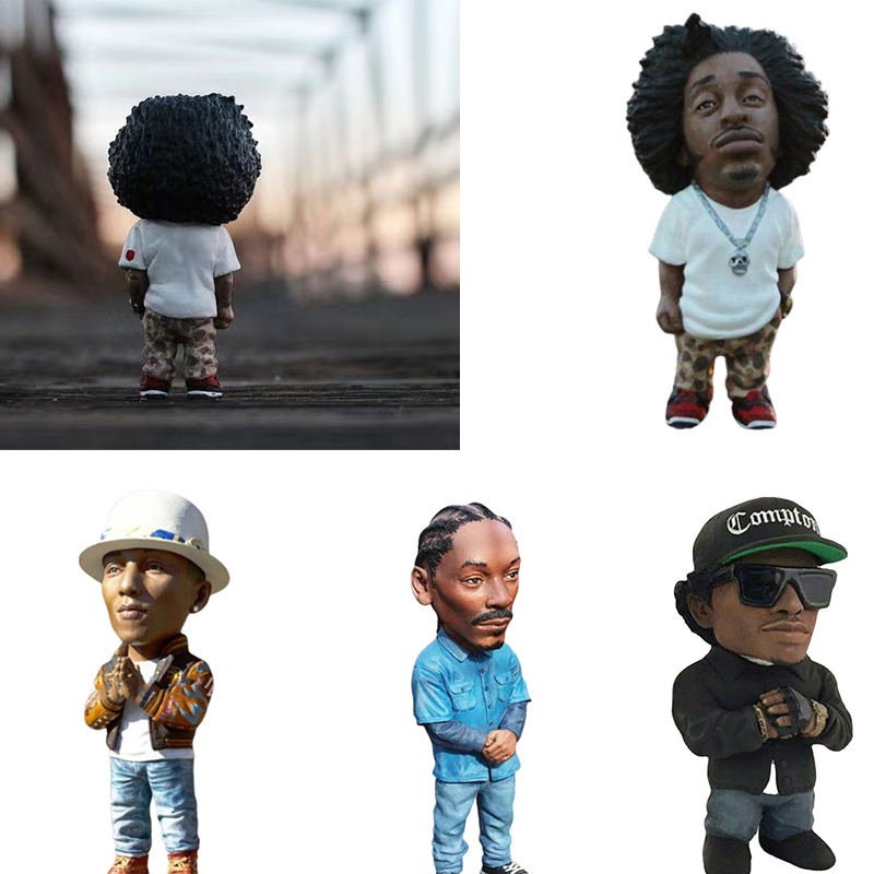 Set 2 Mô Hình Đồ Chơi Nhân Vật Trong Rapper Bro Shakur Mô Hình Ngôi Sao Băng Đạn Dùng Trang Trí