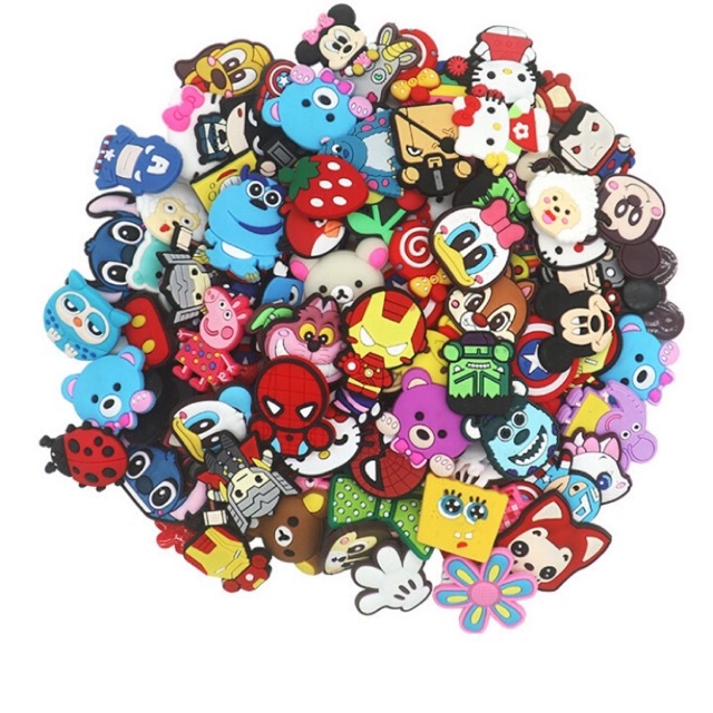STICKER, JIBITZ GẮN DÉP , DÉP SỤC, DÉP CÁ SẤU | Shopee Việt Nam