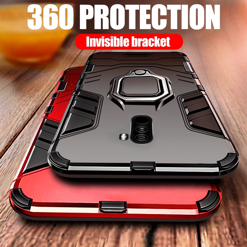 Ốp điện thoại cứng chống sốc cho For Xiaomi Pocophone F1 Poco X3 NFC X2 F2 M2 Pro