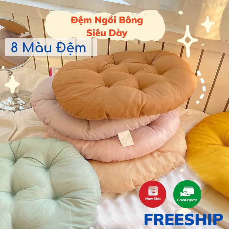 Đệm Ngồi Bệt Tròn Kiểu Nhật, Nệm Lót Ghế Tròn