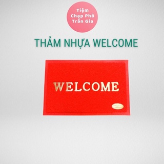 THẢM NHỰA CHÙI CHÂN WELCOME CHỐNG TRƠN TRƯỢT KHÔNG THẤM NƯỚC NHIỀU SIZE