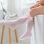 Tất vớ đùi chống trượt đính nơ, tất lửng cho bé gái sơ sinh 0-2 tuổi ShinHome